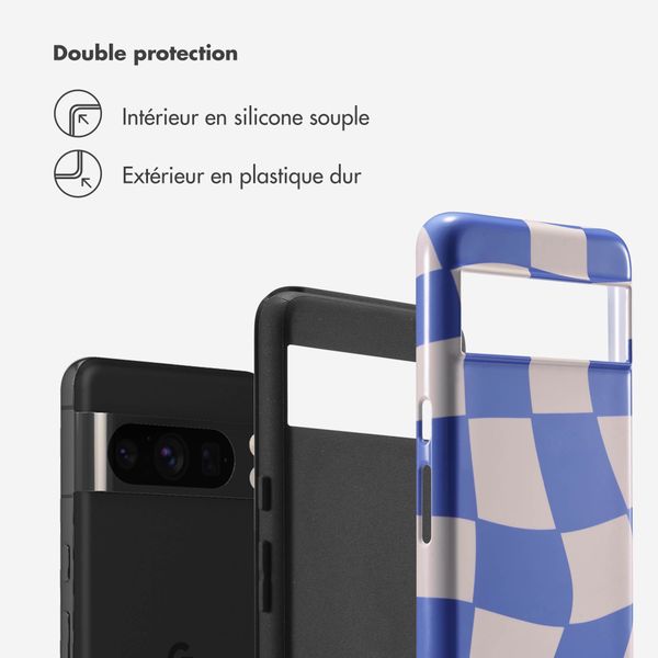 Selencia Coque arrière Vivid Tough Google Pixel 8 Pro - Groovy Sapphire Blue