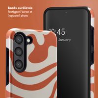 Selencia Coque arrière Vivid Samsung Galaxy S23 - Dream Swirl Orange