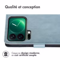 imoshion Étui de télephone portefeuille Xiaomi 17 Pro Max - Gris clair