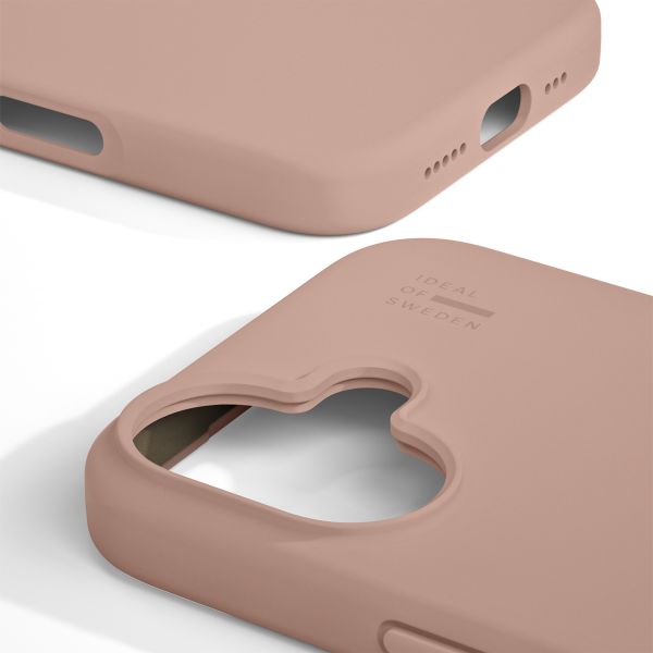iDeal of Sweden Coque Silicone Apple iPhone 16 - Blush Pink