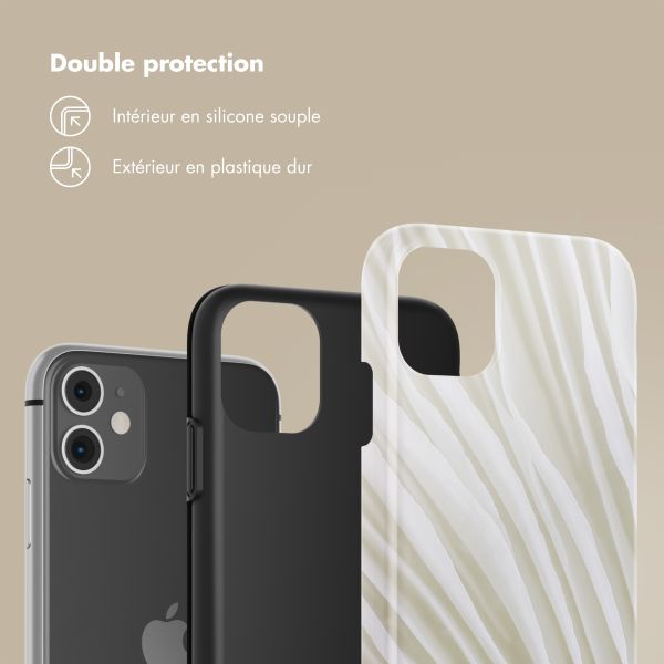Selencia Coque arrière Vivid Apple iPhone 11 - Nature Light Brown