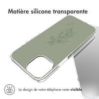 imoshion Coque Design iPhone 14 - Floral Green