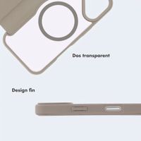imoshion Bookcase transparente avec MagSafe Apple iPhone 17 - Beige