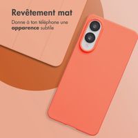 imoshion Coque Couleur Samsung Galaxy S25 Edge - Apricot Crush Orange