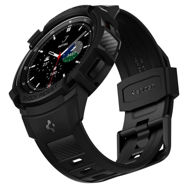 Spigen Rugged Armor™ Pro Case  Samsung Galaxy Watch 4 - 46 mm - Noir