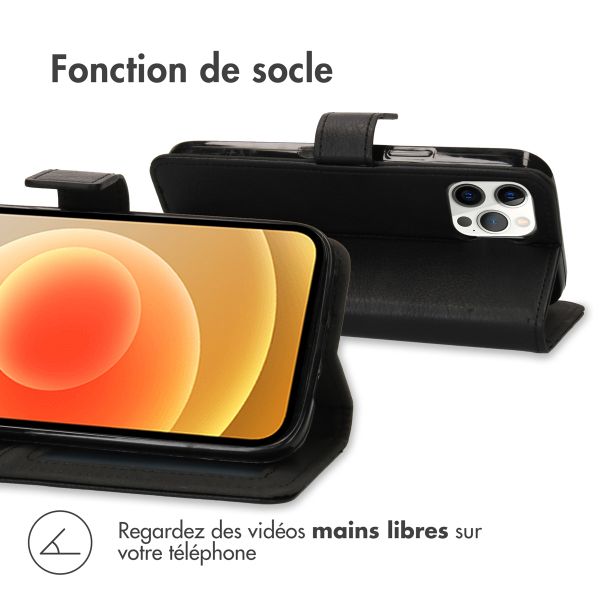 imoshion Étui de téléphone portefeuille Luxe iPhone 12 Pro Max