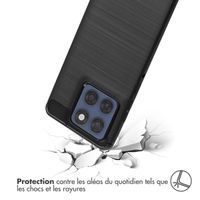 imoshion Coque Brushed Motorola Edge 60 Fusion - Noir