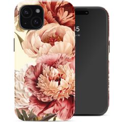 Selencia Coque arrière Vivid Apple iPhone 15 - Vintage Peony
