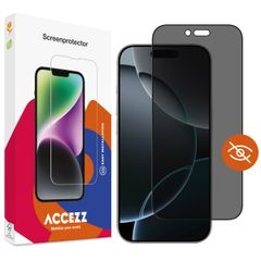 Accezz Protection d'écran en verre trempé Privacy Apple iPhone Air