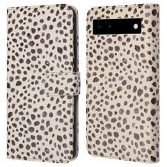 imoshion ﻿Étui de téléphone portefeuille Design Google Pixel 6a - Black And White Dots