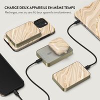 Burga Powerbank magnétique 5 000 mAh - MagSafe et Qi2 - Full Glam / Or