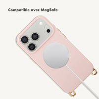 Selencia Coque arrière Rivièra avec MagSafe avec crochets amovibles Apple iPhone 17 Pro - Sorbet Pink