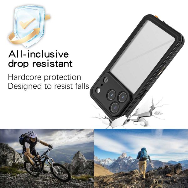 Redpepper Coque imperméable Dot Plus Apple iPhone 17 Pro - Noir