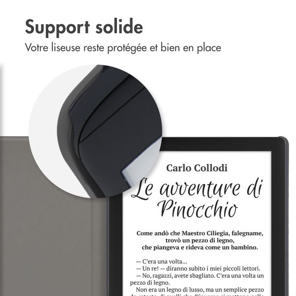 imoshion Design Slim Hard Case Sleepcover Pocketbook Touch Lux 5 / HD 3 / Basic Lux 4 / Vivlio Lux 5 - Flowers Distance