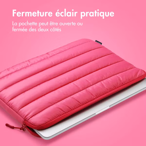imoshion Pochette ordinateur Puffer 13-14 pouces - Hot Pink