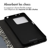 imoshion Étui de télephone portefeuille Design Xiaomi Redmi Note 13 (5G) - Black And White