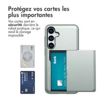 imoshion Coque arrière avec porte-cartes Samsung Galaxy S25 Plus - Vert
