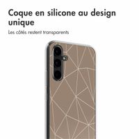 imoshion Coque Design Samsung Galaxy A34 (5G) - Graphic Lines Beige