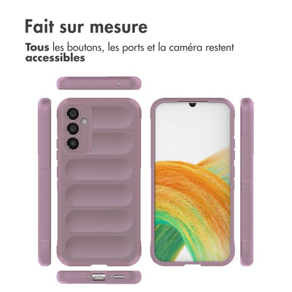 imoshion Coque arrière EasyGrip Samsung Galaxy A34 (5G) - Violet