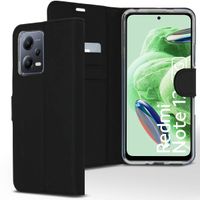 Accezz Étui de télephone Wallet Xiaomi Redmi Note 12 / Xiaomi Poco X5 5G - Noir