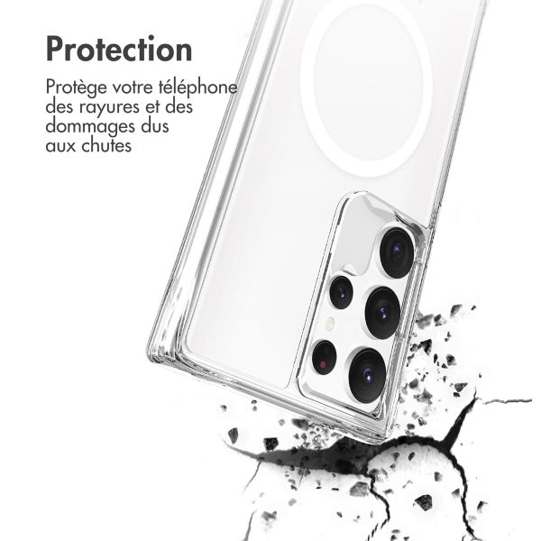 imoshion Coque Rugged Air MagSafe Samsung Galaxy S24 Ultra - Transparent