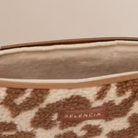 Selencia Pochette ordinateur Teddy 13-14 pouces - Vanilla Leopard