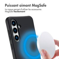 imoshion Coque arrière Color avec cordon amovible et MagSafe Samsung Galaxy S24 / S25 - Noir