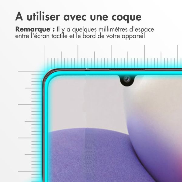 Accezz Protection d'écran en verre trempé 2-pack Samsung Galaxy A33