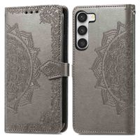 imoshion Etui de téléphone portefeuille Mandala Samsung Galaxy S23 - Gris