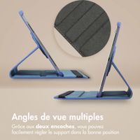 imoshion Coque tablette rotatif à 360° Samsung Galaxy Tab A11 / A9 8.7 pouces - Bleu foncé