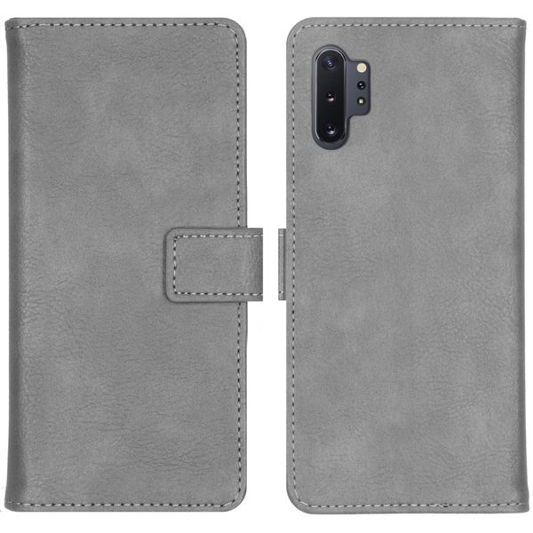 imoshion Étui de téléphone portefeuille Luxe Samsung Galaxy Note 10 Plus - Gris