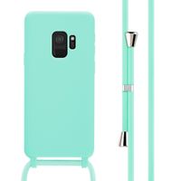 imoshion Coque en silicone avec cordon Samsung Galaxy S9 - Menthe verte