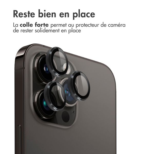 imoshion ﻿Lot de 2 protections d'objectif de caméra Apple iPhone 14 Pro / 14 Pro Max - Gris