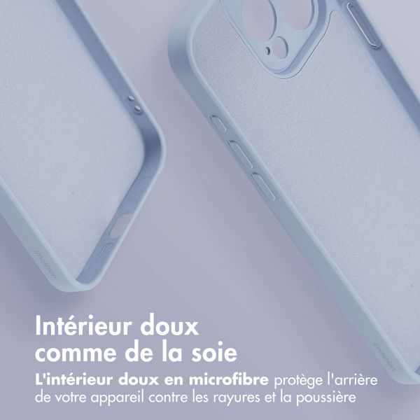 imoshion Coque Couleur avec MagSafe Apple iPhone 15 Pro Max - Lila