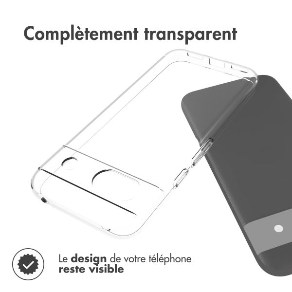 Accezz Coque Clear Google Pixel 8a - Transparent