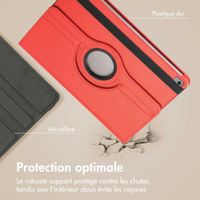 imoshion Coque tablette rotatif à 360° Apple iPad 9 (2021) 10.2 pouces / iPad 8 (2020) 10.2 pouces / iPad 7 (2019) 10.2 pouces - Rouge