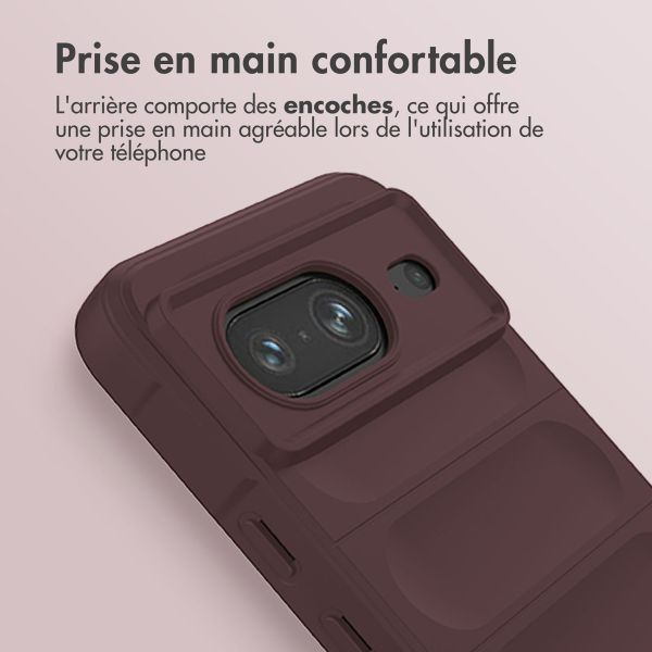 imoshion EasyGrip Backcover Google Pixel 8 - Aubergine