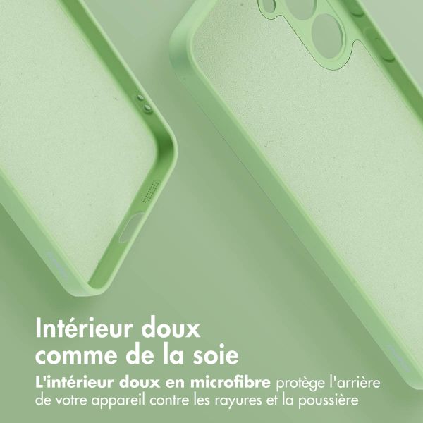 imoshion Coque Couleur avec MagSafe Samsung Galaxy S24 Plus - Vert