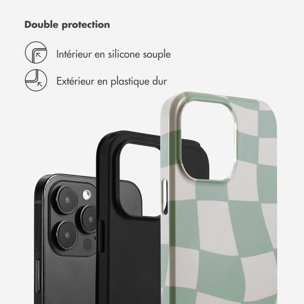 Selencia Coque arrière Vivid Apple iPhone 14 Pro Max - Groovy Sage Green