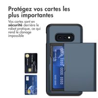 imoshion Coque arrière avec porte-cartes Samsung Galaxy S10e - Bleu foncé