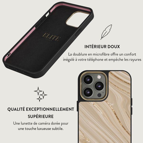 Burga Coque Elite Gold iPhone 15 Pro Max - Full Glam