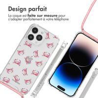 imoshion Coque Design avec cordon iPhone 14 Pro - Crab Watercolor