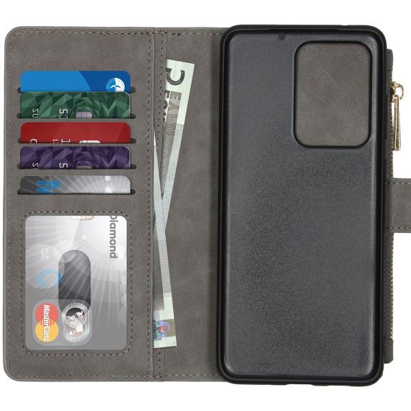 Porte-monnaie de luxe Samsung Galaxy S20 Ultra - Gris