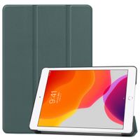 imoshion Coque tablette Trifold Apple iPad 9 (2021) 10.2 pouces / iPad 8 (2020) 10.2 pouces / iPad 7 (2019) 10.2 pouces - Vert foncé