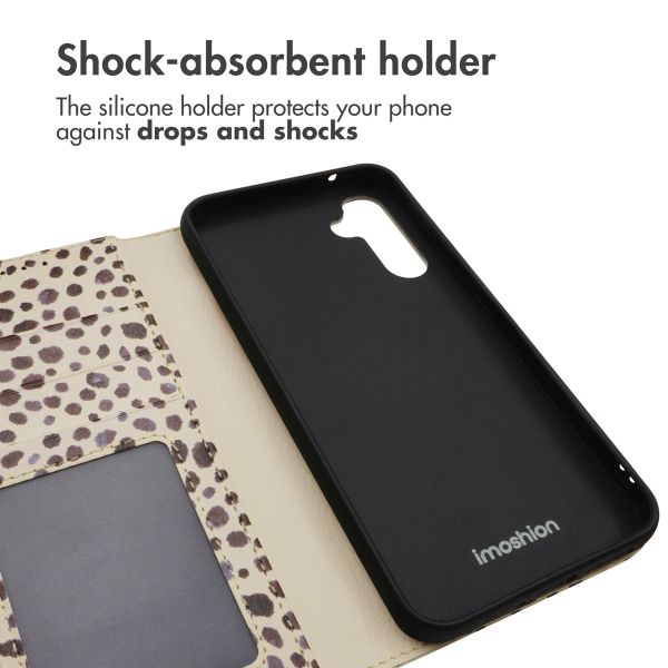 imoshion Étui de télephone portefeuille Design Samsung Galaxy A34 (5G) - Black And White Dots
