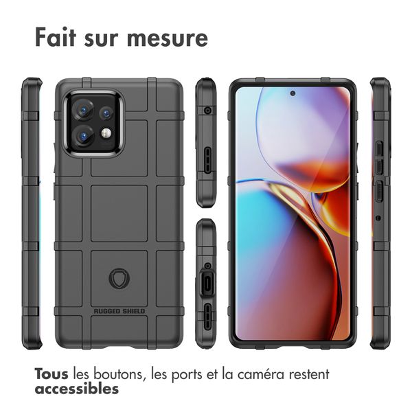 imoshion Coque Rugged Shield Motorola Edge 40 Pro - Noir