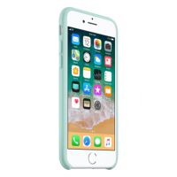 Apple Coque en silicone Apple iPhone SE (2022 / 2020) / 8 / 7 - Marine Green