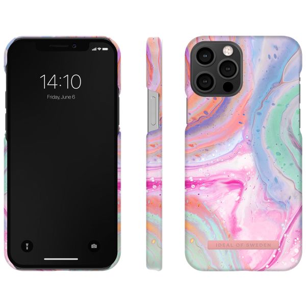 iDeal of Sweden Coque Fashion Apple iPhone 12 (Pro) - Pastel Marble