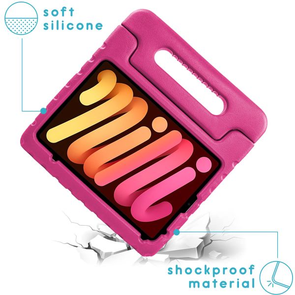 imoshion Coque kidsproof avec poignée iPad Mini 7 (2024) / iPad Mini 6 (2021) - Rose