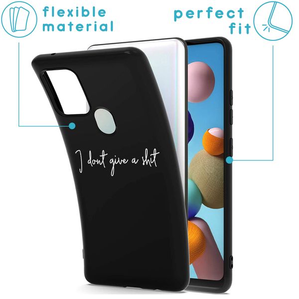 imoshion Coque Design Samsung Galaxy A21s - Quote - Noir